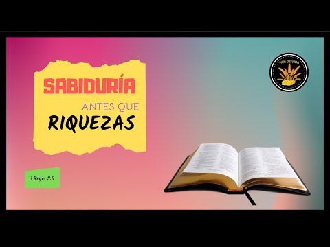 "Sabiduría antes que riquezas". PAN DE VIDA DIARIO. (Devocional)