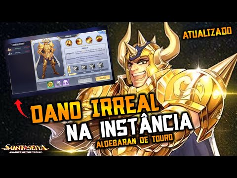 DANO IRREAL NA INSTÂNCIA DA LEGIÃO! (ATUALIZADO) ALDEBARAN DE TOURO! Saint Seiya Awakening!