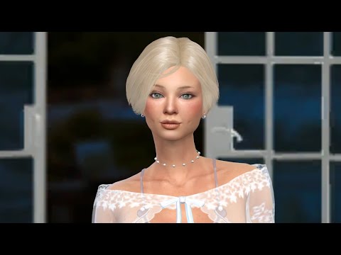 sims custom sim download blonde female Christine Robinson by Bonita100 Cas Video Preview