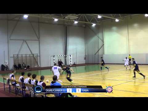 OGRE/CERBER02 - RABA (2:5) vārtu guvumi (15.02.2014)