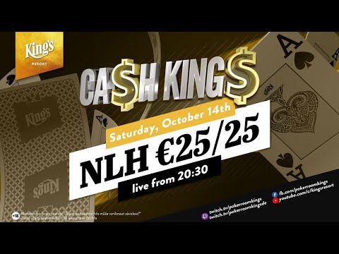 💶 Ca$h King$ Special €25/€25 NLH Cash Game live aus dem King's Resort 👑 - ️🎙️ Stefan Hachmeister