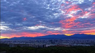 Good Morning♥️Orange cloud sky ＆ sunrise♥️Have a nice day👍