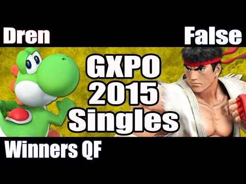 GXPO15 Singles: SSB Wii U - WQF - Dren vs False