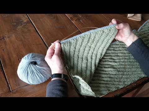 I-Cord along side stitches, i-cord Rand aus Seitenmaschen stricken