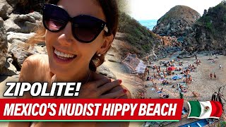 ZIPOLITE BEACH! Mexico&#39;s Nudist Hippy Paradise!