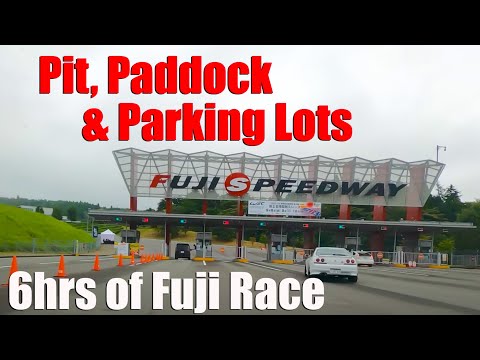 Watching FIA Race at Fuji Speedway | Pit and Paddock Walk with Parking Lot | Vlog