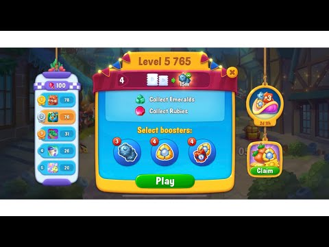 Fishdom. Level 5765 collect rubies