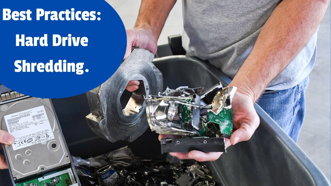 Secure Hard Drive Shredding  - The Data Destruction Process