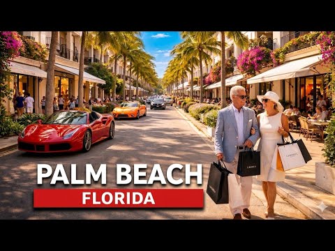 PALM BEACH | Exploring The World of Billionaires | Walking Tour 🇺🇸