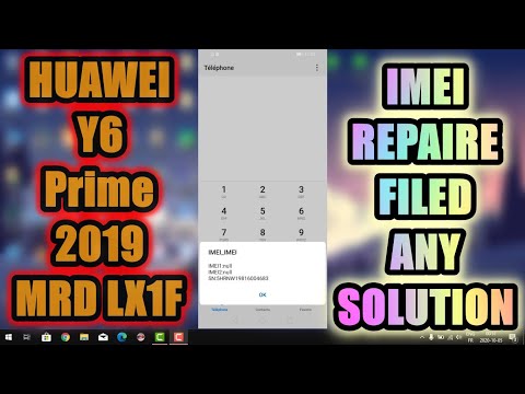 HUAWEI Y6 Prime 2019 MRD LX1F IMEI NULL REPAIRE