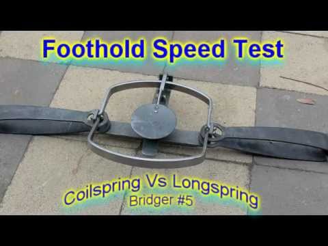 Foothold Traps - Longspring Vs Coilspring - Speed test
