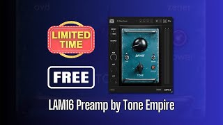 Video thumbnail for AMAZING Plugin FREE FOR LIMITED TIME! LAM16 Preamp by Tone Empire - Sound Demo by VU LUFS