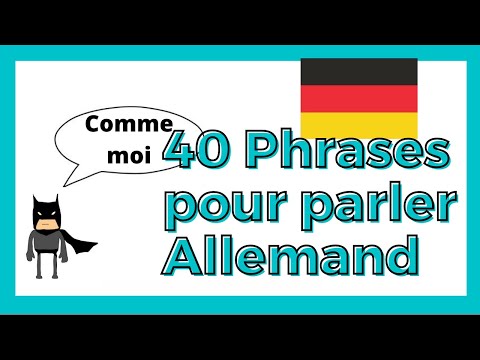 [VIDEO ANIMEE] TOP 40 phrases UTILES  en ALLEMAND 👩🏽‍🏫 🛑