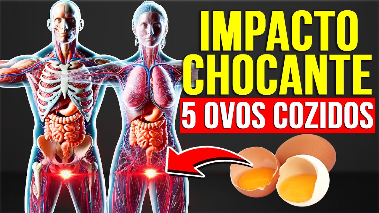 Comi 5 Ovos cozidos Todos os Dias e ISSO aconteceu com o meu corpo