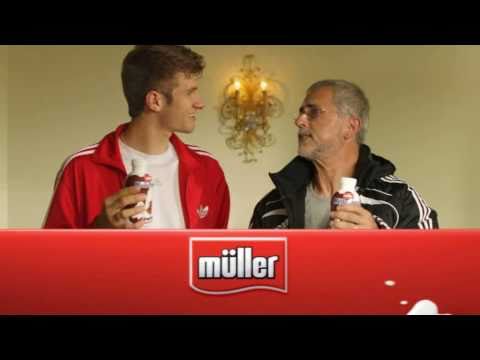 Der neue Müllermilch Werbespot mit Thomas und Gerd Müller!