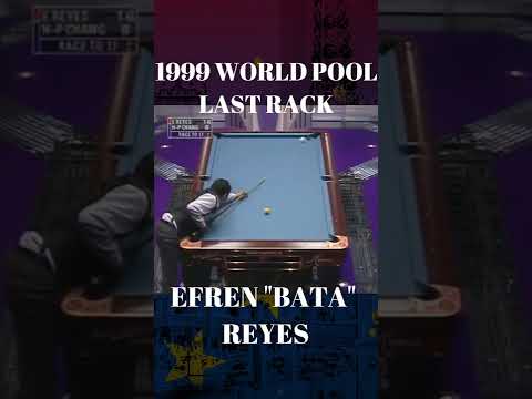 1999 World Pool Championship LAST RACK | Efren "BATA" Reyes vs Hao-Ping Chang #shorts