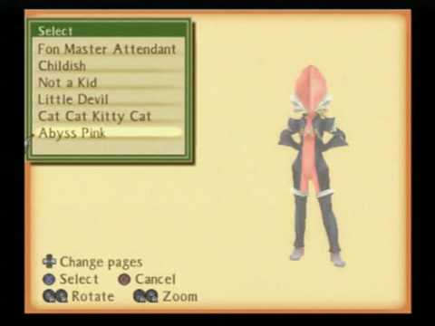 Tales of the Abyss - My Costume Titles