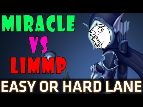 Miracle- Drow Ranger vs Limmp Axe -  EASY or HARD LANE