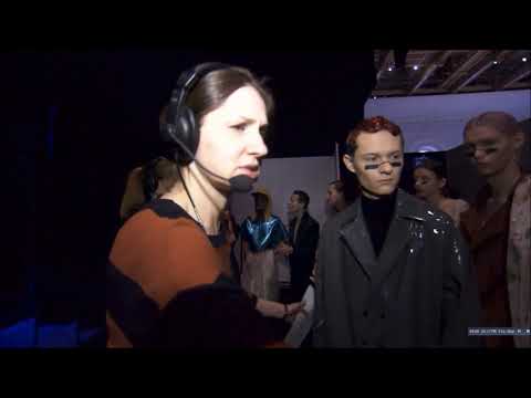 Backstage Fashion Show Za_Za / MBFW Russia / Model Alexander Dorofeev