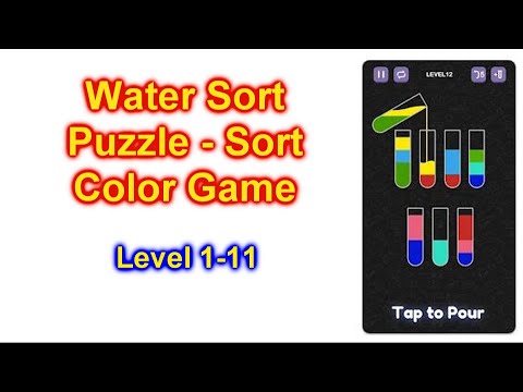 Water Sort Puzzle - Sort Color Game How To Play - YouTube