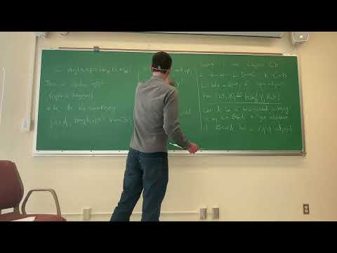 Birational Geometry, Lecture 37: Derived Categories