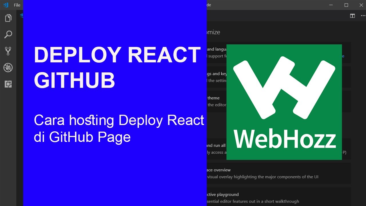 Belajar React JS : Cara Hosting Deploy React di GitHub Page