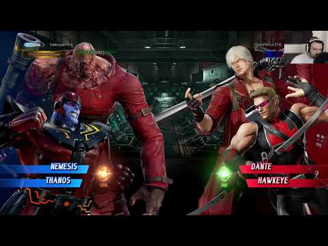 MvC Infinite Open Lobby Challenge pt1 - vs. Dante/Hawkeye