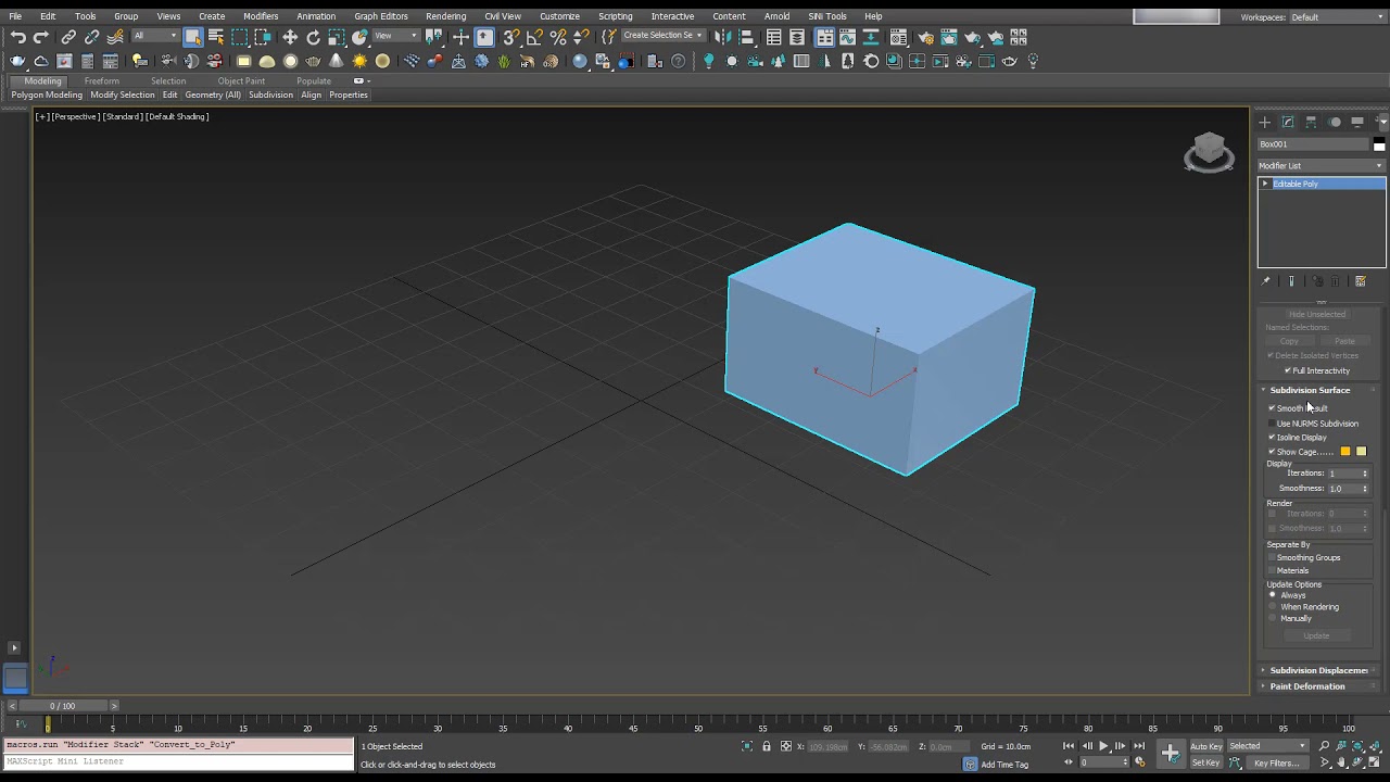 3ds Max interface