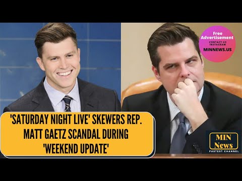 'Saturday Night Live' skewers Rep. Matt Gaetz scandal during 'Weekend Update'