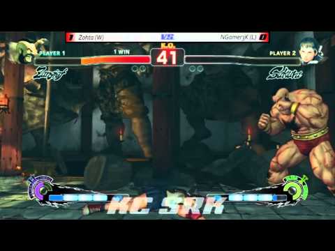 SSF4AE v.2012 Grand Finals: Zohta (Zangief) vs. NGamer3K (Sakura)