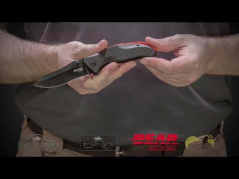 4 1/2 in. Black Aluminum Assisted Opening Sideliner Knife W/Ball Bearing Washers Model: 61103