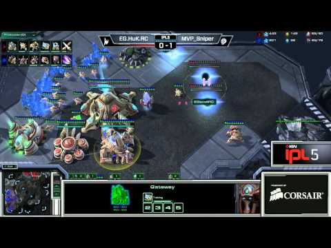 SC2 HuK vs Sniper PvZ Game 2 IPL 5 Losers Round 6 Starcraft 2 Tournaments