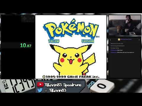 Pokemon Yellow Glitchless TAS in 1:36:26.54 by TiKevin83 - Commentated TASBot Verification on GBI