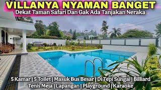 Download lagu Discover a new villa near the river, Taman Safari, and Heha Waterfall | VILLA AMINARA PUNCAK mp3