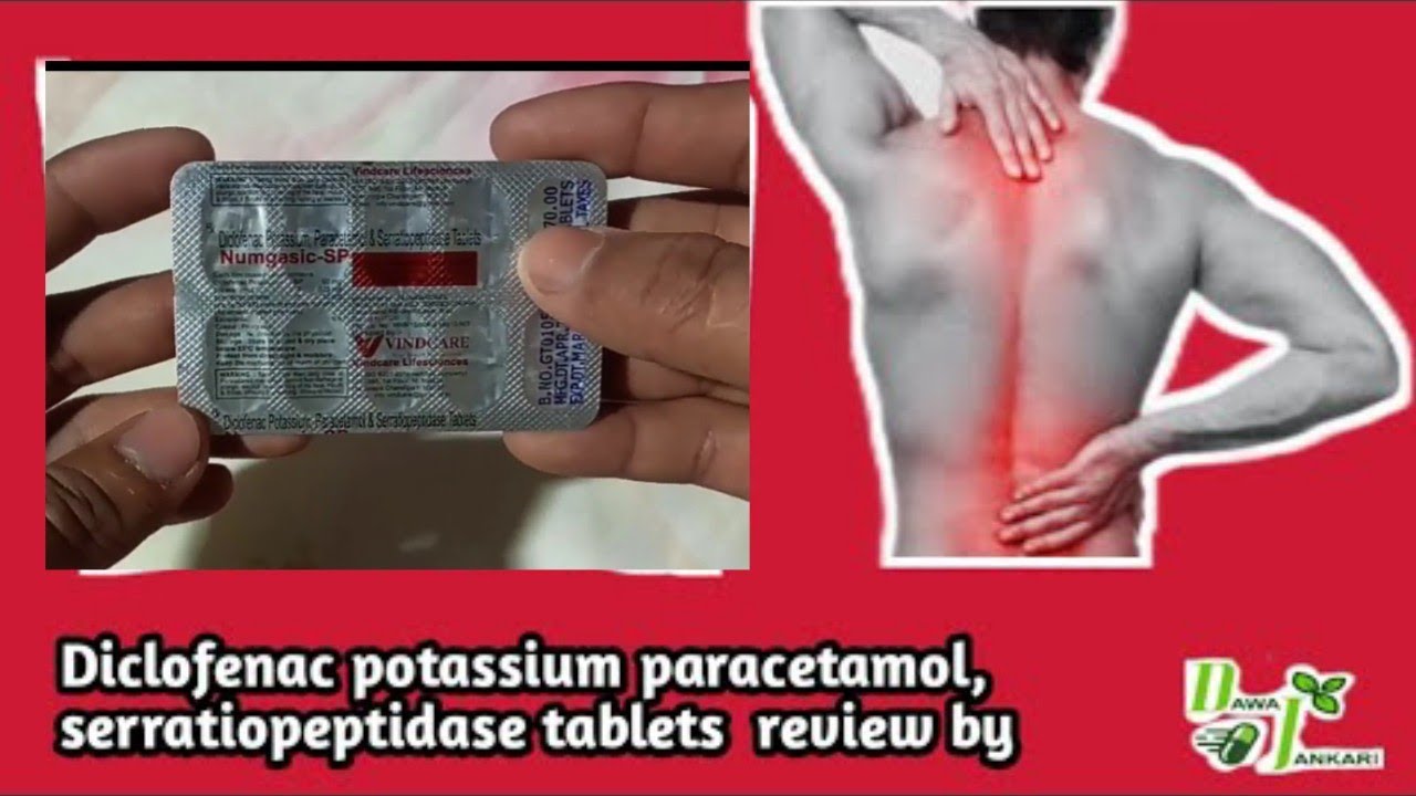 Diclofenac Potassium, Paracetamol Serratiopeptidase tablet use in hindi
