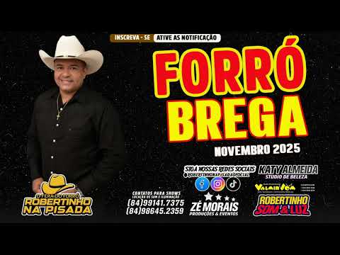 FORRÓ BREGA I NOVEMBRO 2025 I ROBERTINHO NA PISADA o fera dos teclados