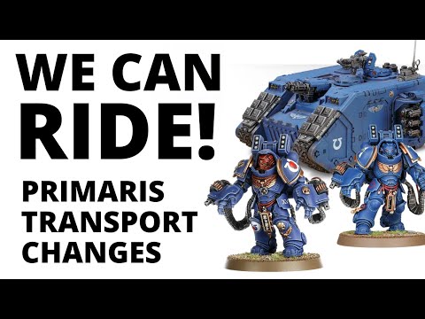 Aggressors can Ride in Land Raiders Now? Space Marine Transport Changes Have Fun Implications...