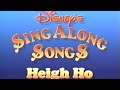 Disney S Sing Along Songs Heigh Ho Credits Comparison 1987 1994