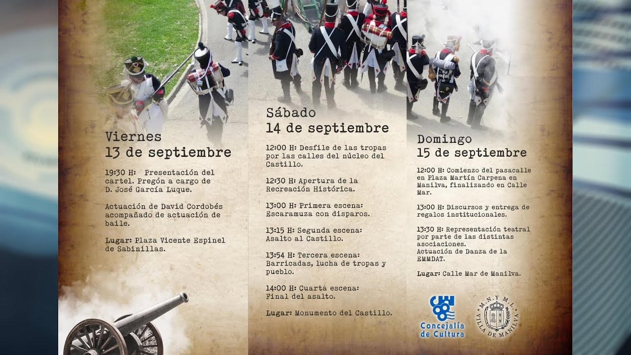 Este viernes se inaugura la II Recreación Histórica de Manilva