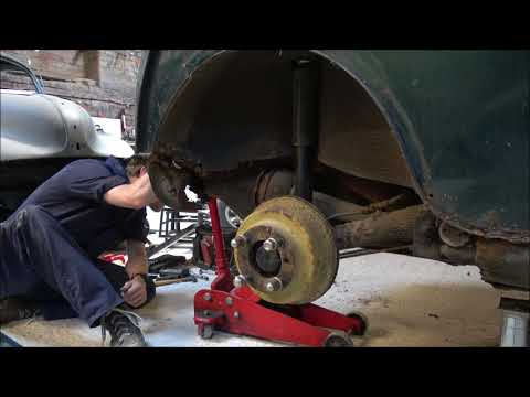 Mini Restoration Project - Day 8 - removing the subframes