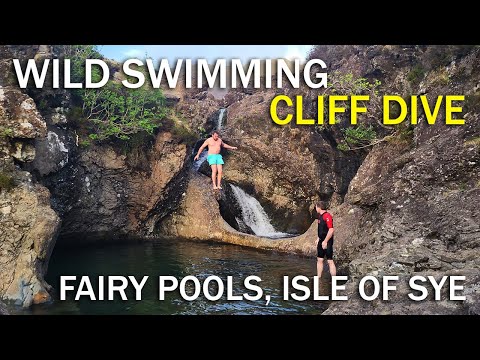 Cliff Diving at the Fairy Pools, Isle of Skye - EPIC CLIFF JUMP
