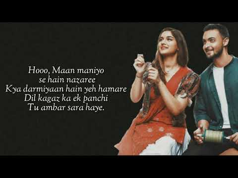 MANJHA (Lyrics) Aayush Sharma & Saiee M Manjrekar | Vishal Mishra | Riyaz Aly | Anshul Gar