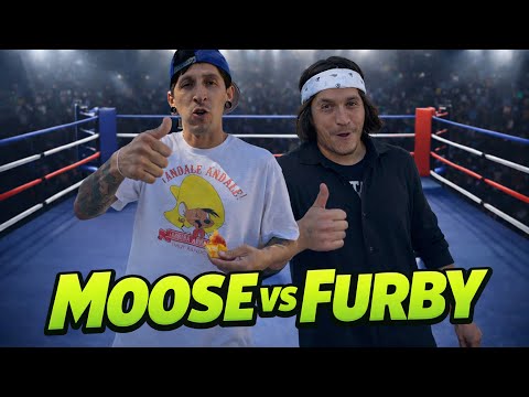 The infamous Furby goes up against me in a game of skate! 