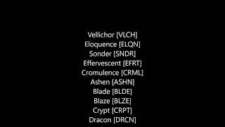 100 Clan Names (iTziTrix)