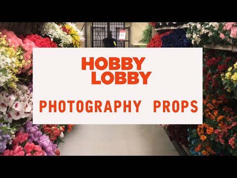 Come Shop with me HOBBY LOBBY Photography Props | Baby Milestones Photoshoot