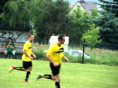 Zyndram Łącko - Budowlani Jazowsko - wyrównująca bramka