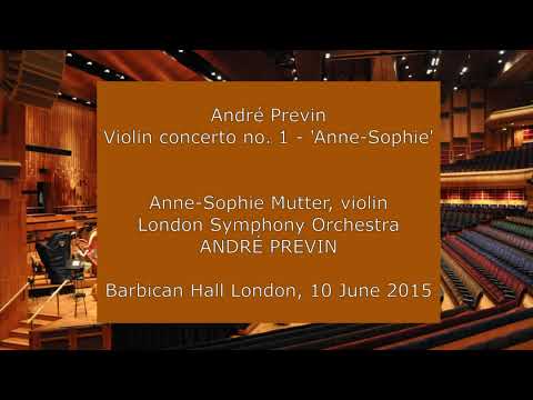 André Previn - Violin Concerto no. 1: Anne-Sophie Mutter and André Previn with the LSO in 2015