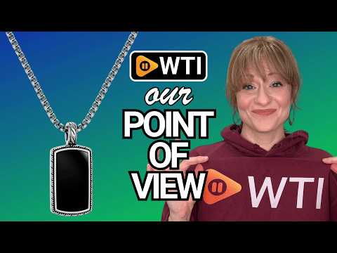 Black Obsidian Pendant Necklace for Men - WTI product video review