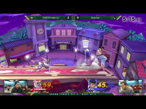 Chronicles: Anno Novus Grand Finals - SAK|Stroder (Greninja) vs Apachai (Ryu)