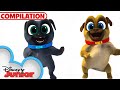 Every Happy Booty Dance Music Video Puppy Dog Pals Compilation Disneyjr